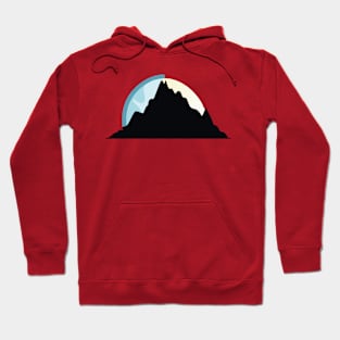 minimalist scenic silhouette Hoodie